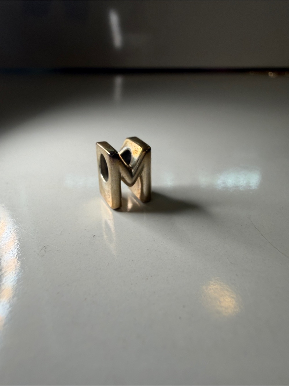 pandora M charm
